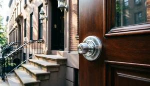locksmith Manhattan providing professional security service at a New York apartment