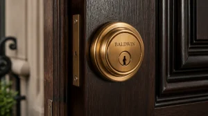 Residential locksmith Upper East Side installing a premium deadbolt on a residential apartment door