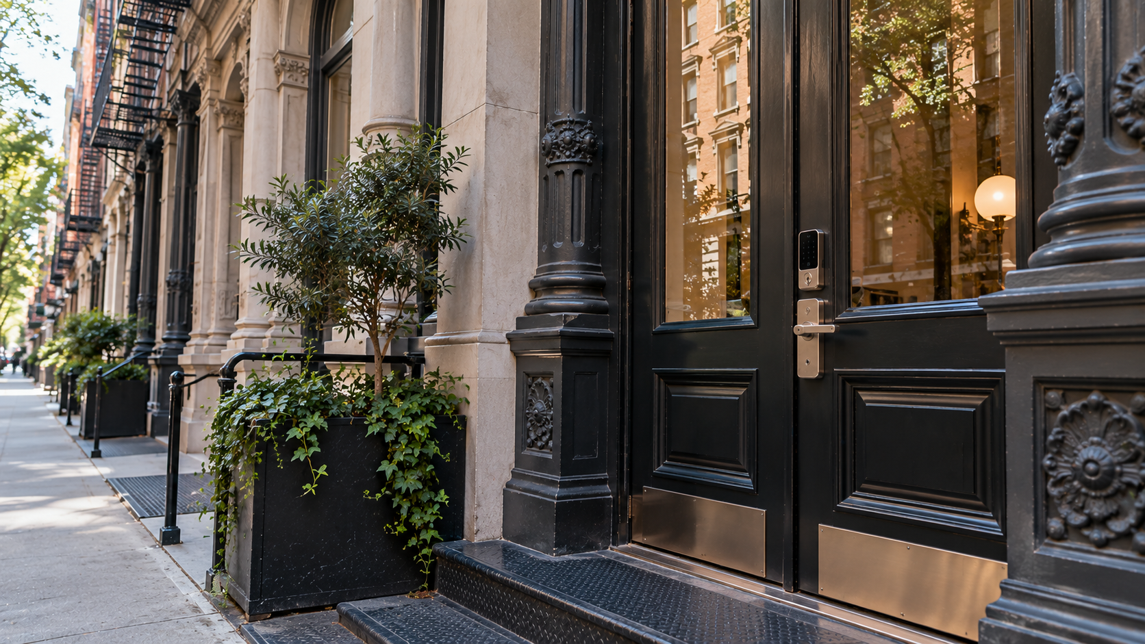 Locksmith Soho services for a residential apartment entrance