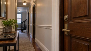 Chelsea apartment door with deadbolt during a residential lockout
